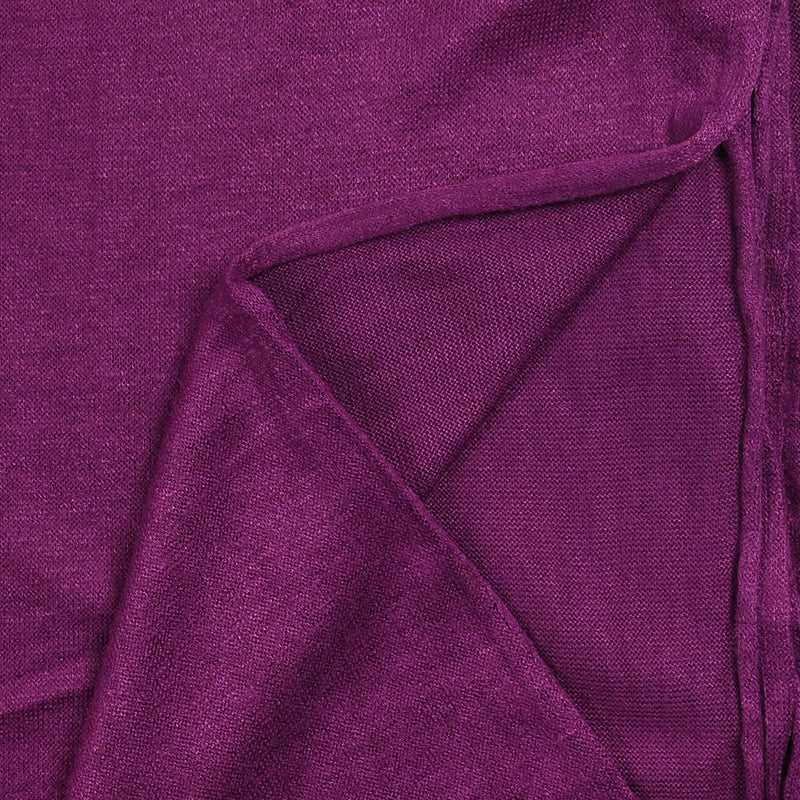 Maille tricot de polyviscose violet