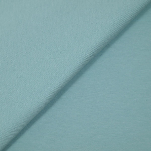 Jersey de coton bleu glacier