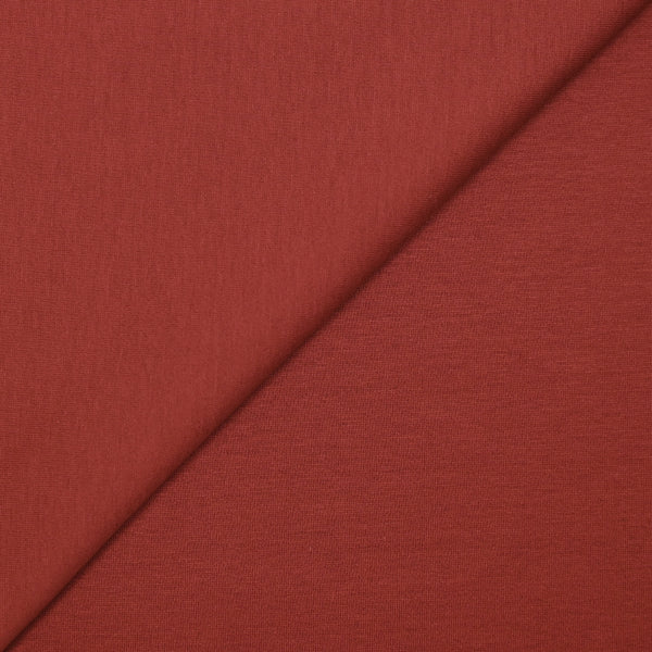 Jersey de coton rouge tomette