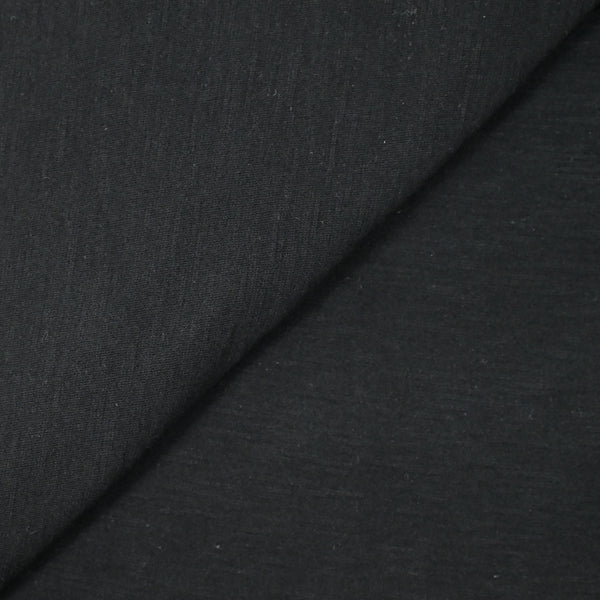 Jersey de viscose flammé noir