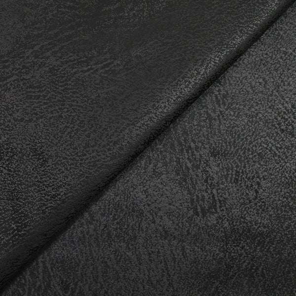 Jersey suédine marbré noir