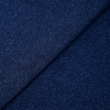 Maille fine polyester bleu jean