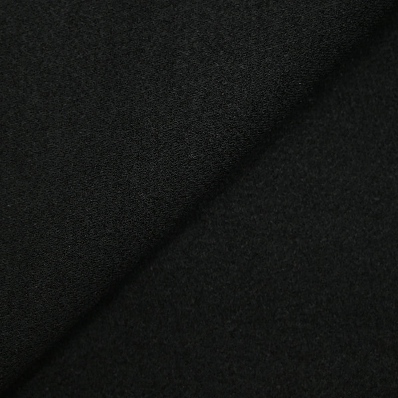 Maille polyester croisillons noir