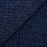 Maille polyester Lucas chiné bleu marine