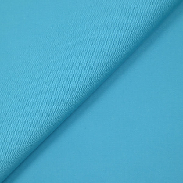 Sergé de Coton élasthanne bleu clair