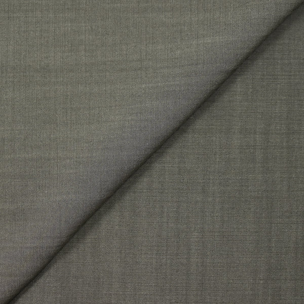 Tissu tailleur 100 % laine uni marron foncé chiné