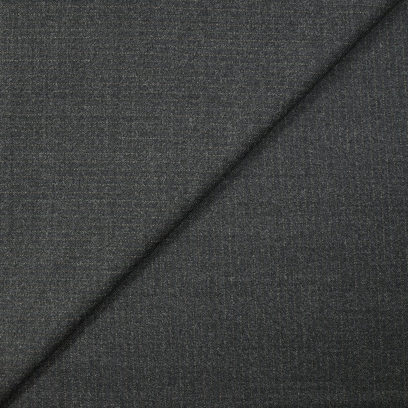 Tissu tailleur laine mélangée rayé vert et orange