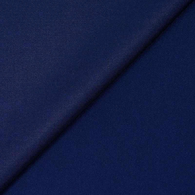 Twill de polyester bleu marine