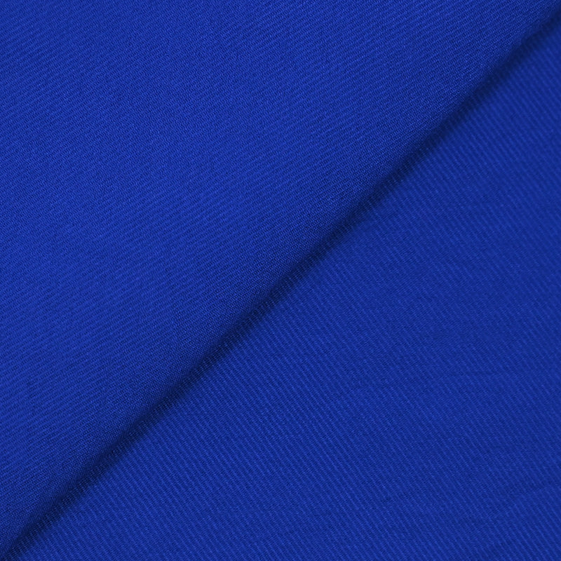 Twill de Viscose bleu électrique
