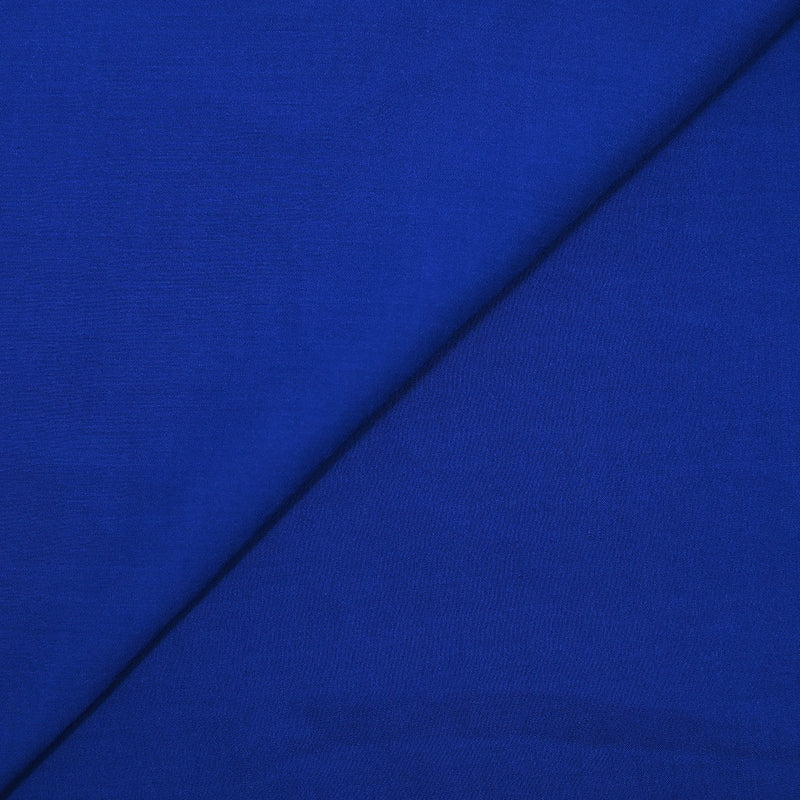 Voile de viscose bleu roi