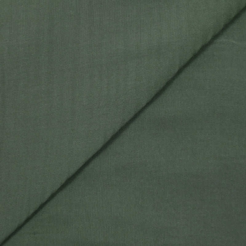 Voile de viscose vert de chasse