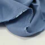 Twill de viscose bleu barbeau