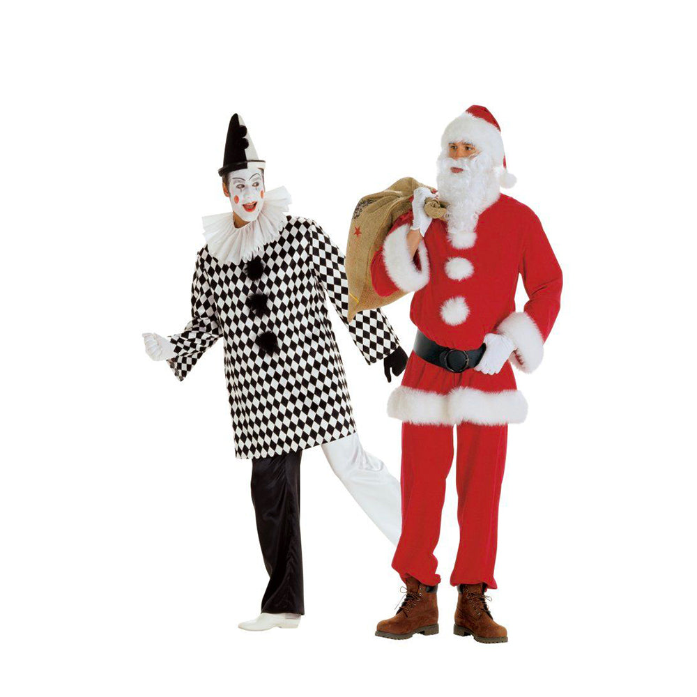 Patron De Couture Burda B2466 - Costume Du Père Noël Et Du Bouffon - Taille 19x13 Cm