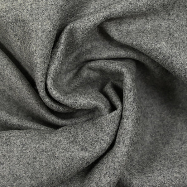 Drap de laine mélangée gris