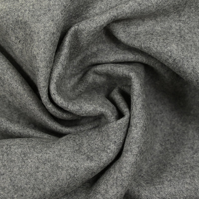 Drap de laine mélangée gris