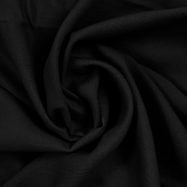 Crêpe polyviscose noir