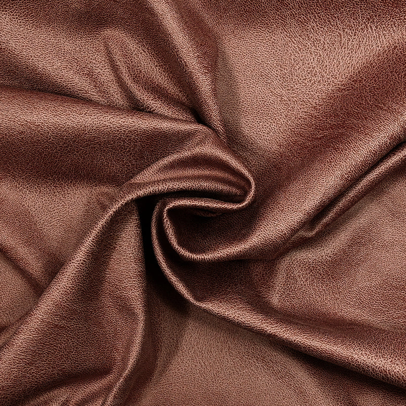 Aspecto de cuero de madera rosa de poliéster sueco