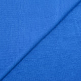 Jersey satiné polyester bleu alpine