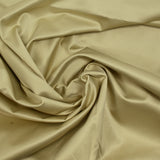 Satin polycoton élasthanne beige