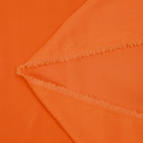 Satin de polyester léger orange tangerine