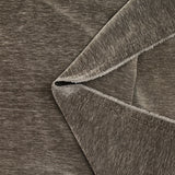 Jersey velours double face chiné gris
