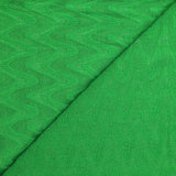Maille fine polyester ondulations vert