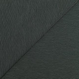 Striped polycoton canvas white stitching black background