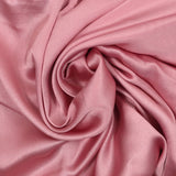 Satin polyester silky vieux rose