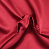 Crêpe satin de polyester rouge cerise