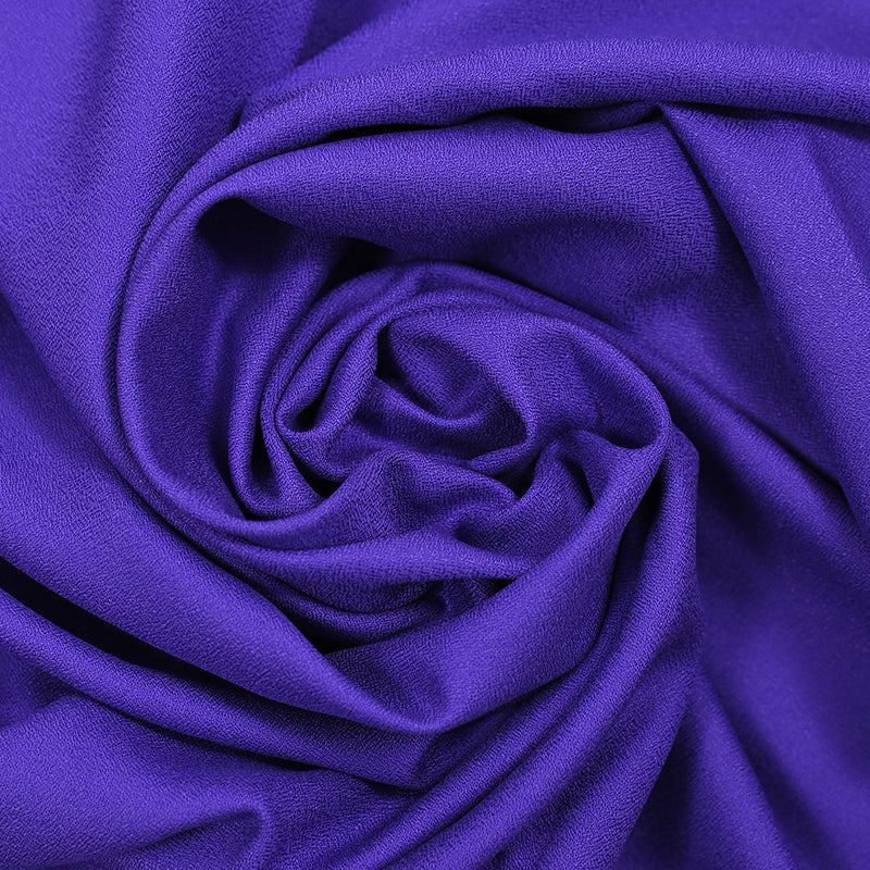 Crêpe de viscose violet