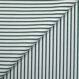 Coton chemise rayé vert et blanc
