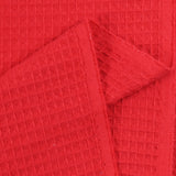 Cotton 100% red honeycomb
