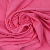 Jersey de coton flammé rose