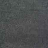 Velours côtelé polyester TM gris foncé