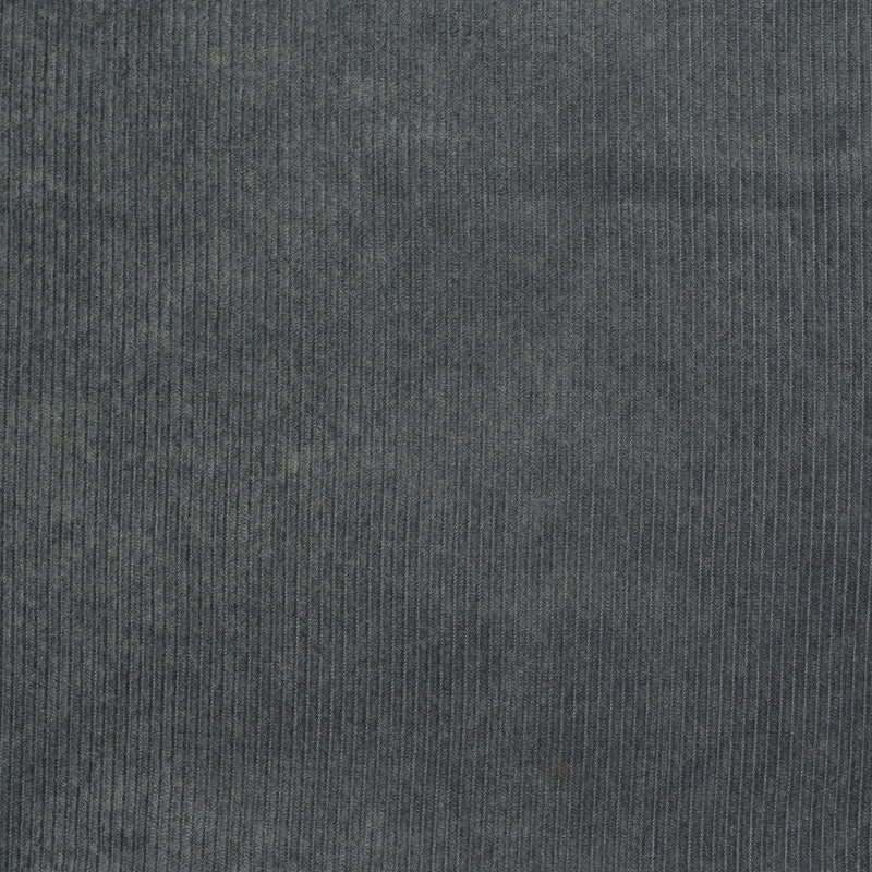 Velours côtelé polyester TM gris foncé