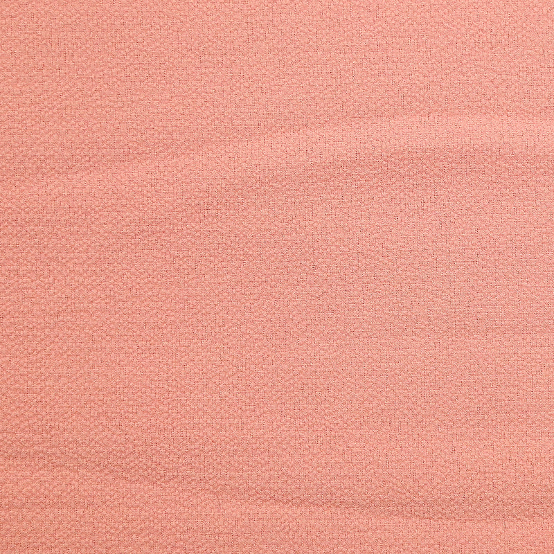 Pale pink polyester crepe