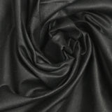 Twill de coton satiné noir