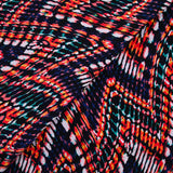 Jersey polyester imprimé multicolore