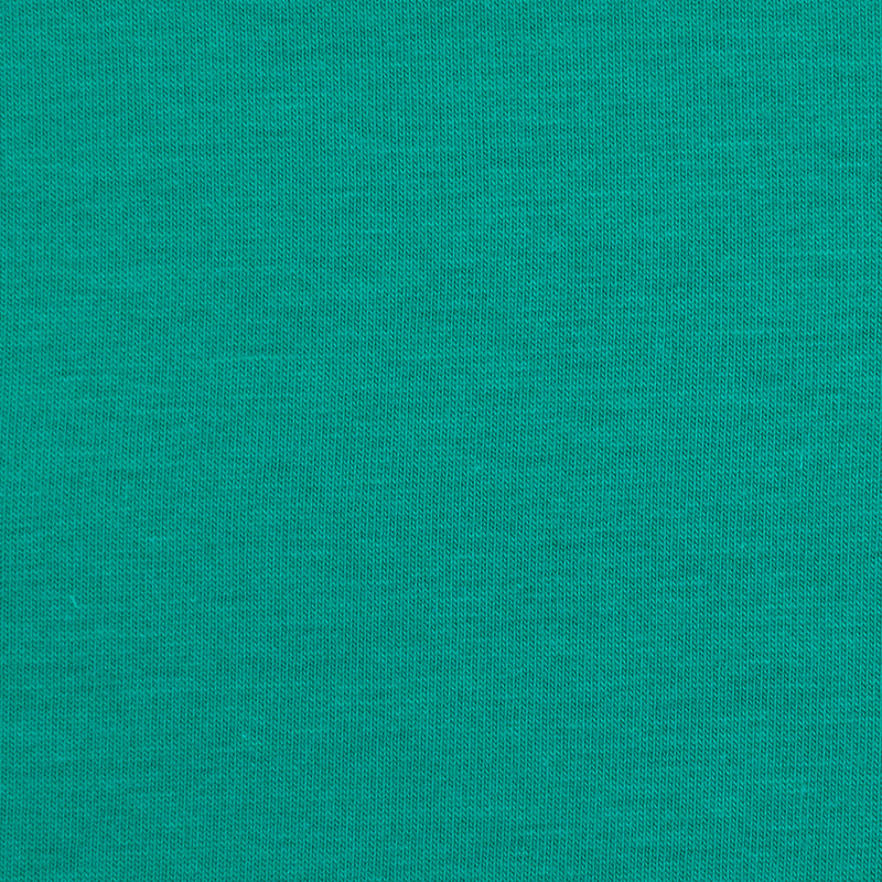 Jersey de coton flammé turquoise