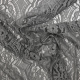 Festoned lace polyester olga gray