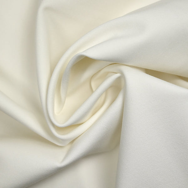 Maille milano polyester blanc cassé