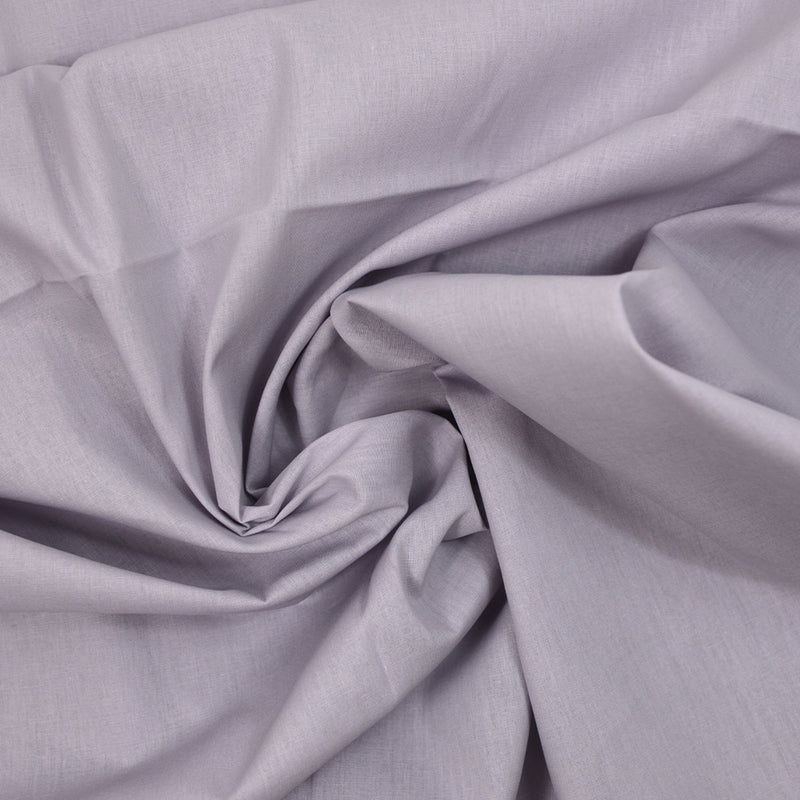 Coton chemise gris violacé pâle