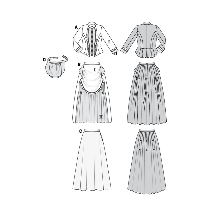 Patron n°7880 : Robe Historique (1888)