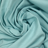 Jersey de coton bleu glacier