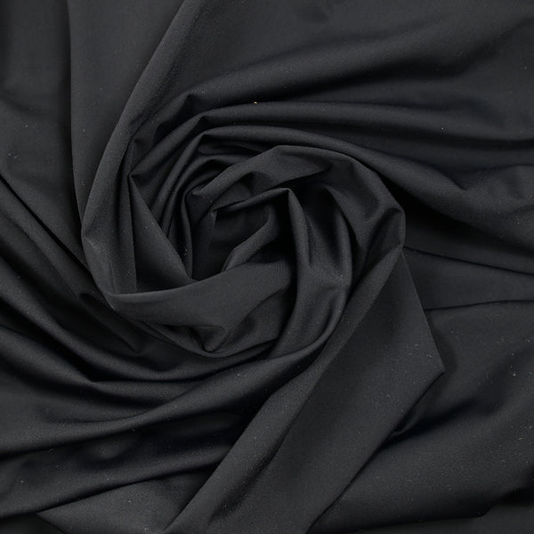 Jersey polyester fin noir