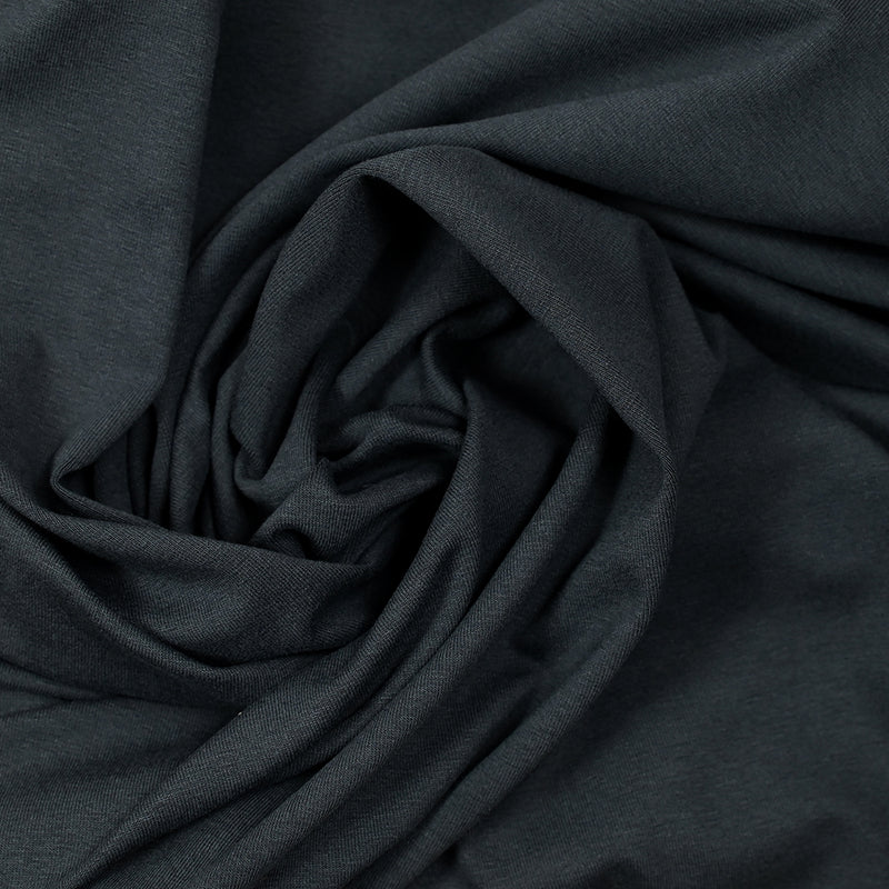 Jersey de viscose gris anthracite