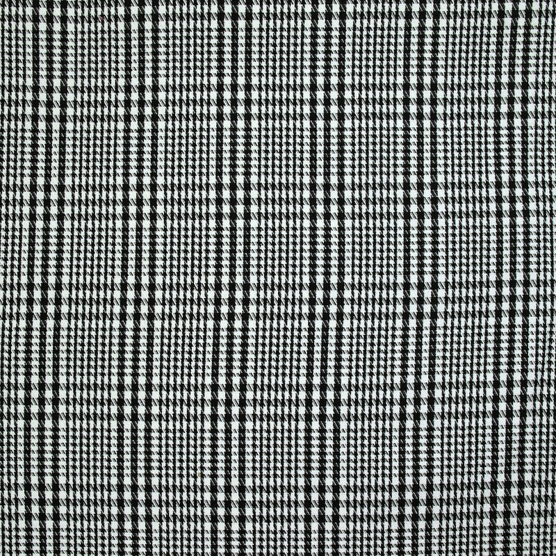 Jacquard Prince de Galles noir et blanc