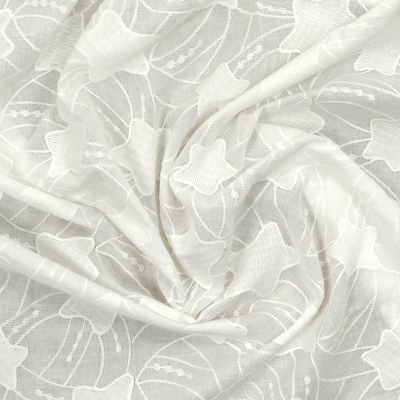 Broderie anglaise Elena blanc cassé