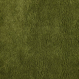 Tissu éponge bambou vert olive vendu au mètre