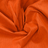 Velours de coton ras orange chiné envers jeans